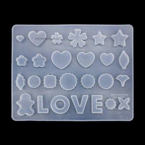 Keychain Mix Shape Mould